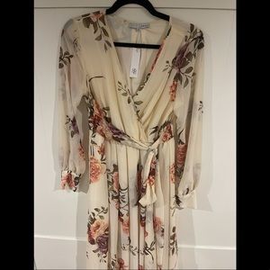 Baltic Born Lydia Ivory Floral Maxi Dress